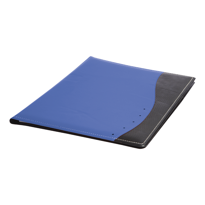 BF0063 - Curved Design A4 Folder Blue / STD / Last Buy - 