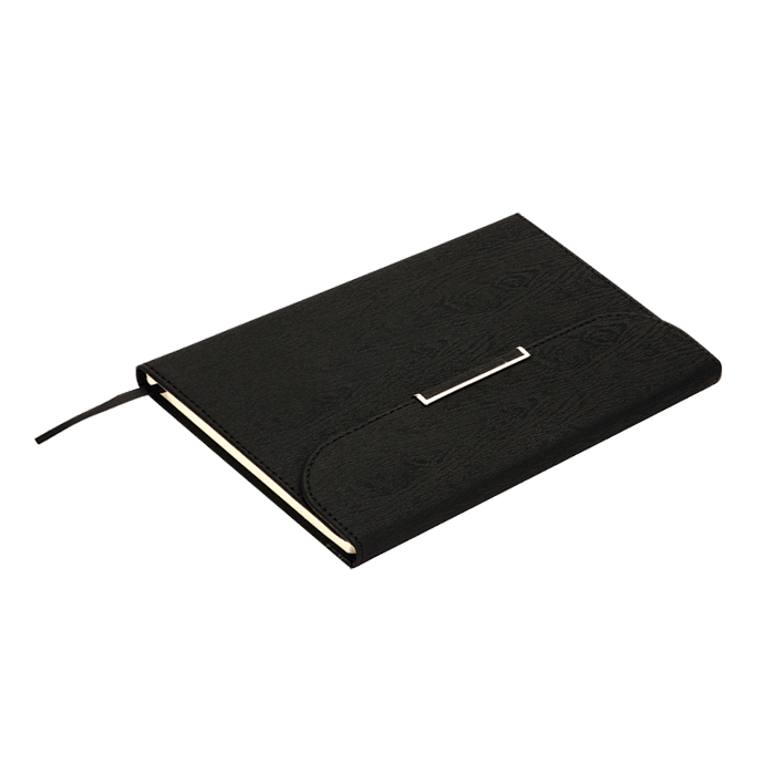 BF0067 - A5 Clutch Handbag Designed Notebook Black / STD / Regular - Notebooks