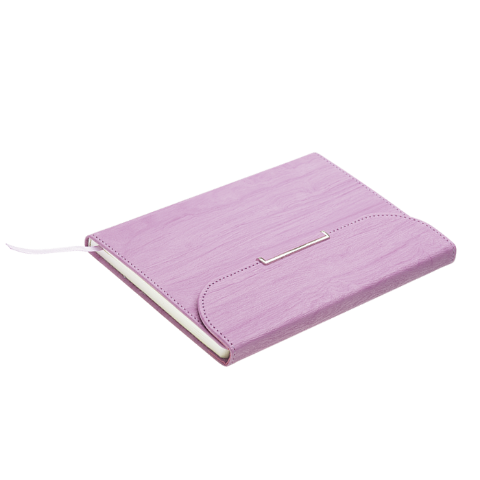 BF0067 - A5 Clutch Handbag Designed Notebook Lilac / STD / Last Buy - Notebooks
