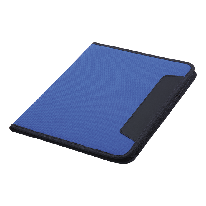 BF0091 - 600D A4 Folder with Inner Pocket Blue / STD / 