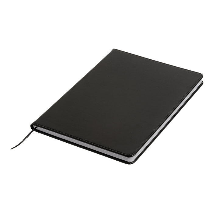 BF5138 - A4 Notebook Bound In PU Cover Black / STD / Regular - Notebooks