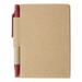 BF6419 - Mini Recycled Notebook and Pen Red / STD / Regular 