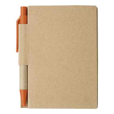 BF6419 - Mini Recycled Notebook and Pen Orange / STD / 