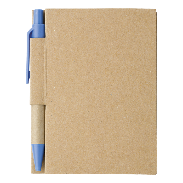 BF6419 - Mini Recycled Notebook and Pen Pale Blue / STD / Regular - Notebooks