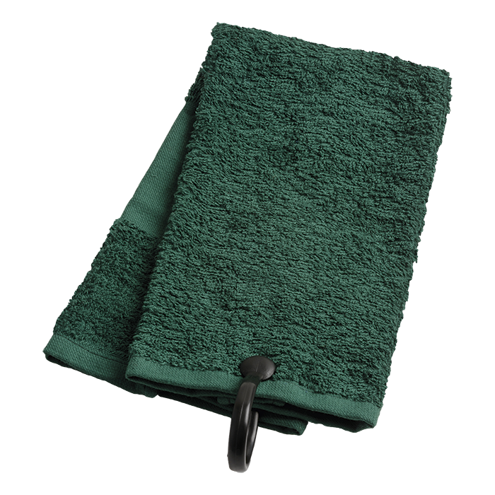 BH0070 - 100% Cotton Golf Towel Green / STD / Regular - Outdoor