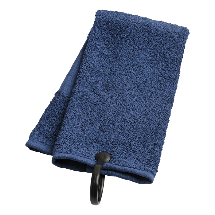 BH0070 - 100% Cotton Golf Towel Navy / STD / Regular - Outdoor