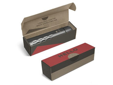 Binary Flask in Bianca Custom Gift Box-Gun Metal-GM