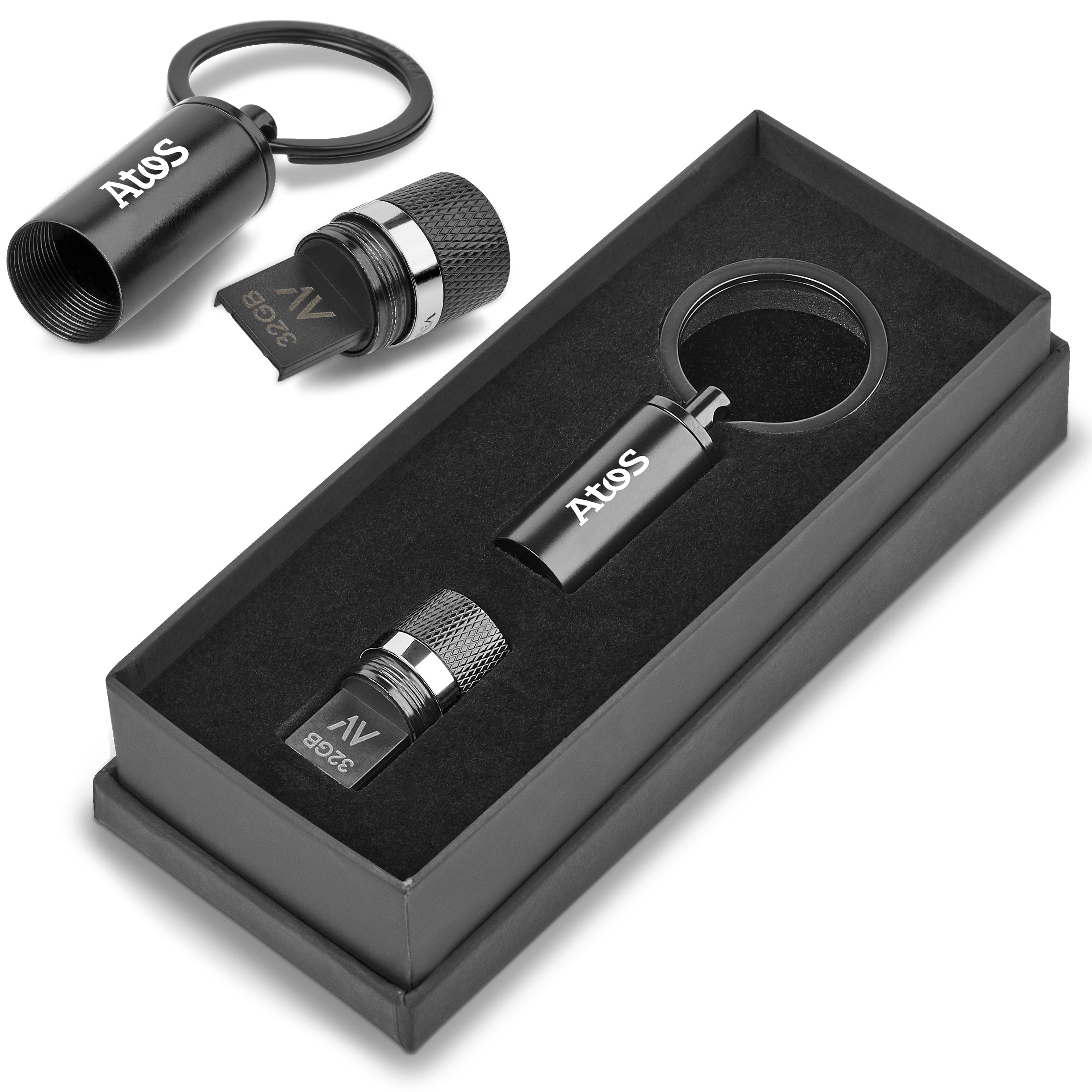 Alex Varga Blofeld 32GB USB Flash Drive Keyholder-32GB-Black-BL