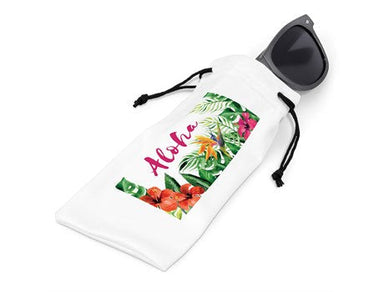 Boardwalk Microfibre Sunglasses Pouch-Solid White-SW