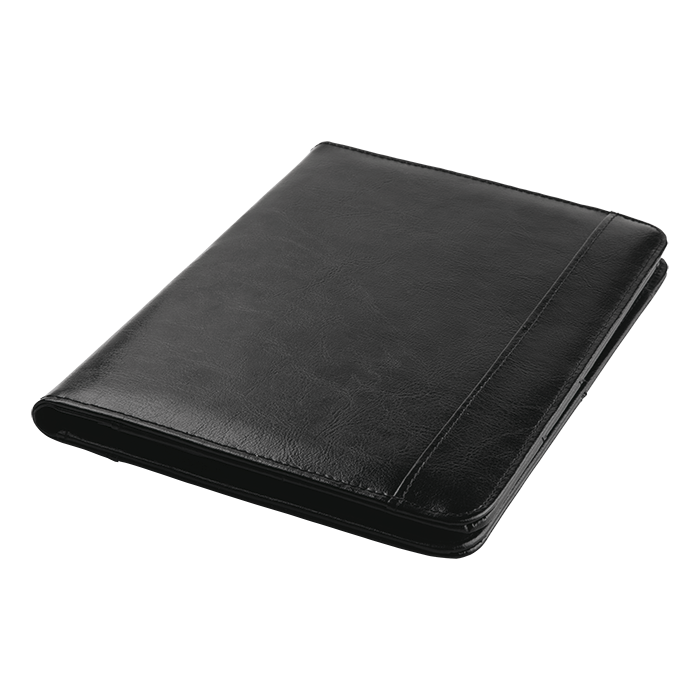 A5 Bonded Leather Folio for Business Professionals Black / STD / Last Buy - Folders