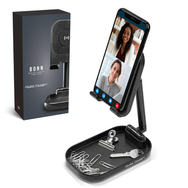 Bonn Wireless Charging Phone Stand - Black / BL - Mobile Stands