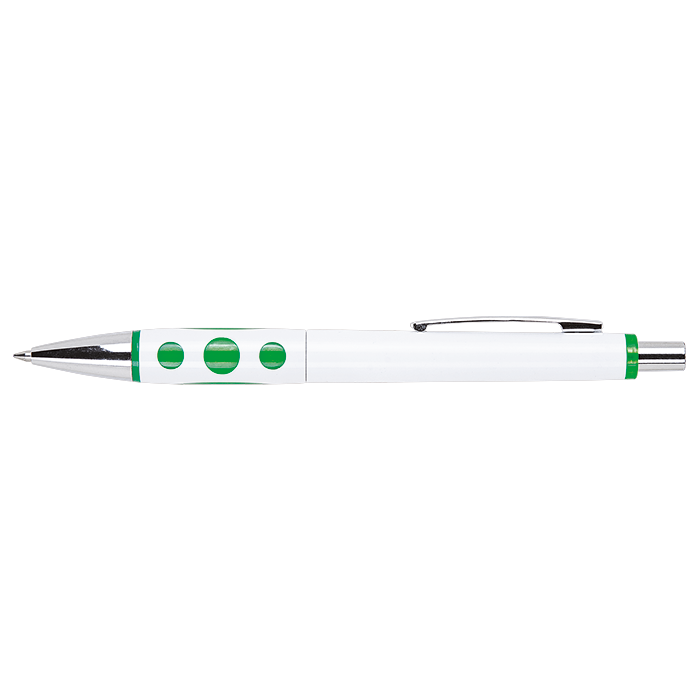 BP0011 - Dot Pattern Ballpoint Pen Green / STD / Regular - Writing Instruments