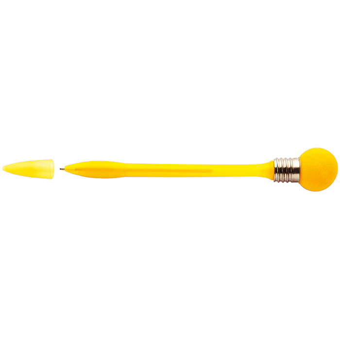 BP1018 - Bright Ideas Ballpoint Pen Yellow / STD / Last Buy - Writing Instruments