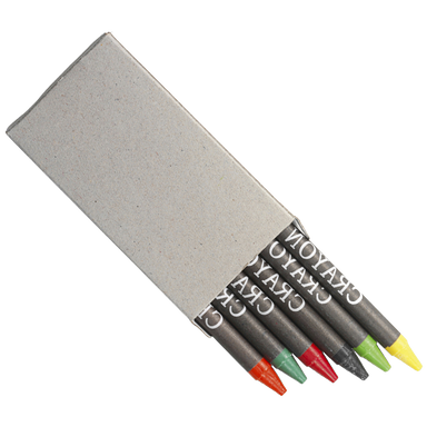 BP2788 - Crayons in Recycled Box - Set of 6 Neutral / STD / Regular - Writing Instruments