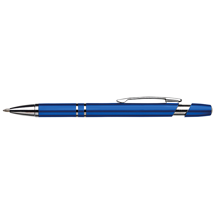 BP3467 - Dual Ring Metallic Ballpoint Pen Cobalt Blue / STD 