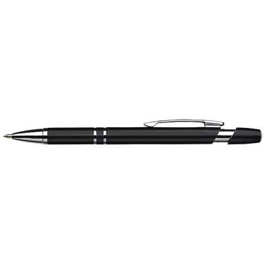 BP3467 - Dual Ring Metallic Ballpoint Pen Black / STD / 