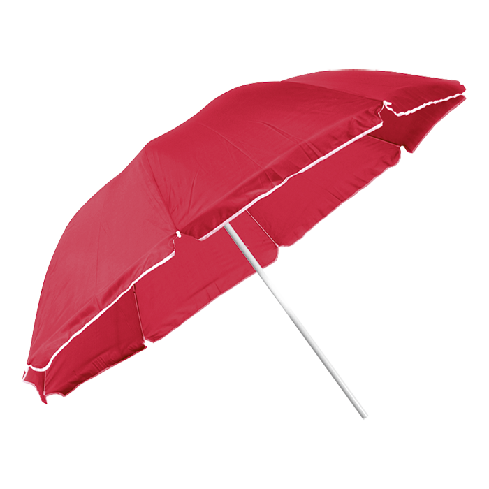BR0022 - Beach Umbrella Red / STD / Regular - Umbrellas