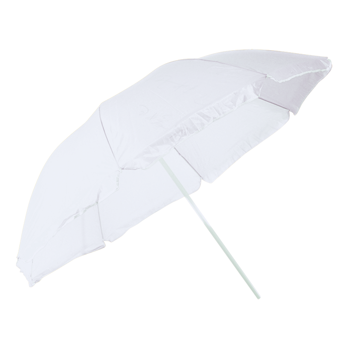 BR0022 - Beach Umbrella White / STD / Regular - Umbrellas