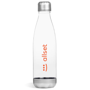 Burble Water Bottle - 650ml Transparent/Frosted White / T