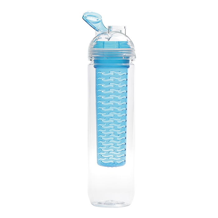 BW0052 - 800ml Fruit Infusing Tritan Water Bottle Turquoise / STD / Last Buy - Drinkware