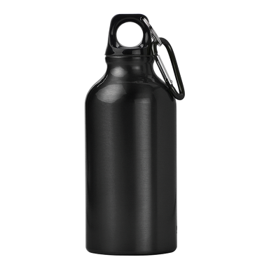 BW7552 - 400ml Aluminium Water Bottle with Carabiner Clip 
