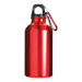 BW7552 - 400ml Aluminium Water Bottle with Carabiner Clip Red / STD / Last Buy - Drinkware