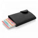 Horizontal Card holder and wallet with some cards sticking out
