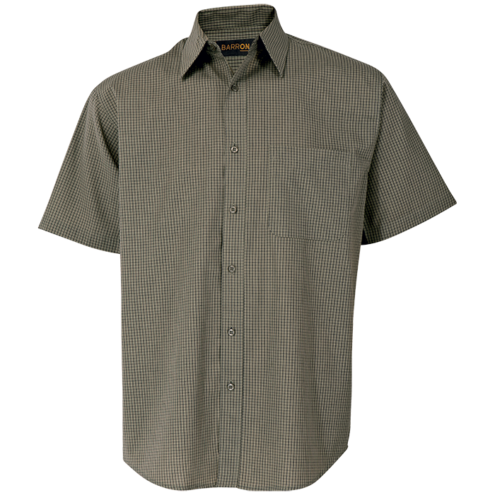 Check Lounge Short Sleeve Shirt Pine/Black / SML / Last Buy - Shirts & Tops