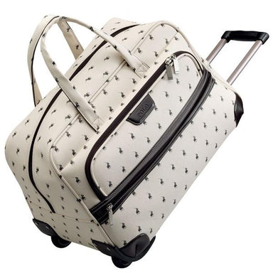 Classic Rolling Carry-On Duffel Bag | Beige-Duffel Bags