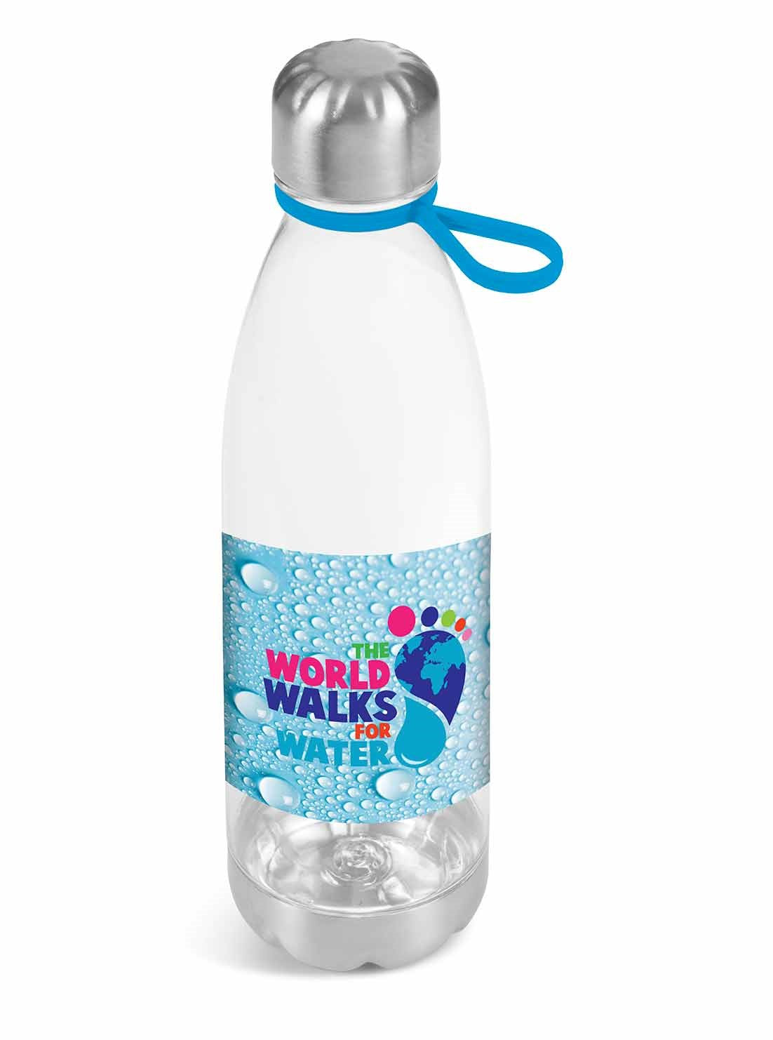 Clearview Plastic Water Bottle - 750ml Cyan / CY - Bottles