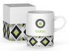 Geo Coffee Mug - 380ml - Orange Lime / L - Mugs
