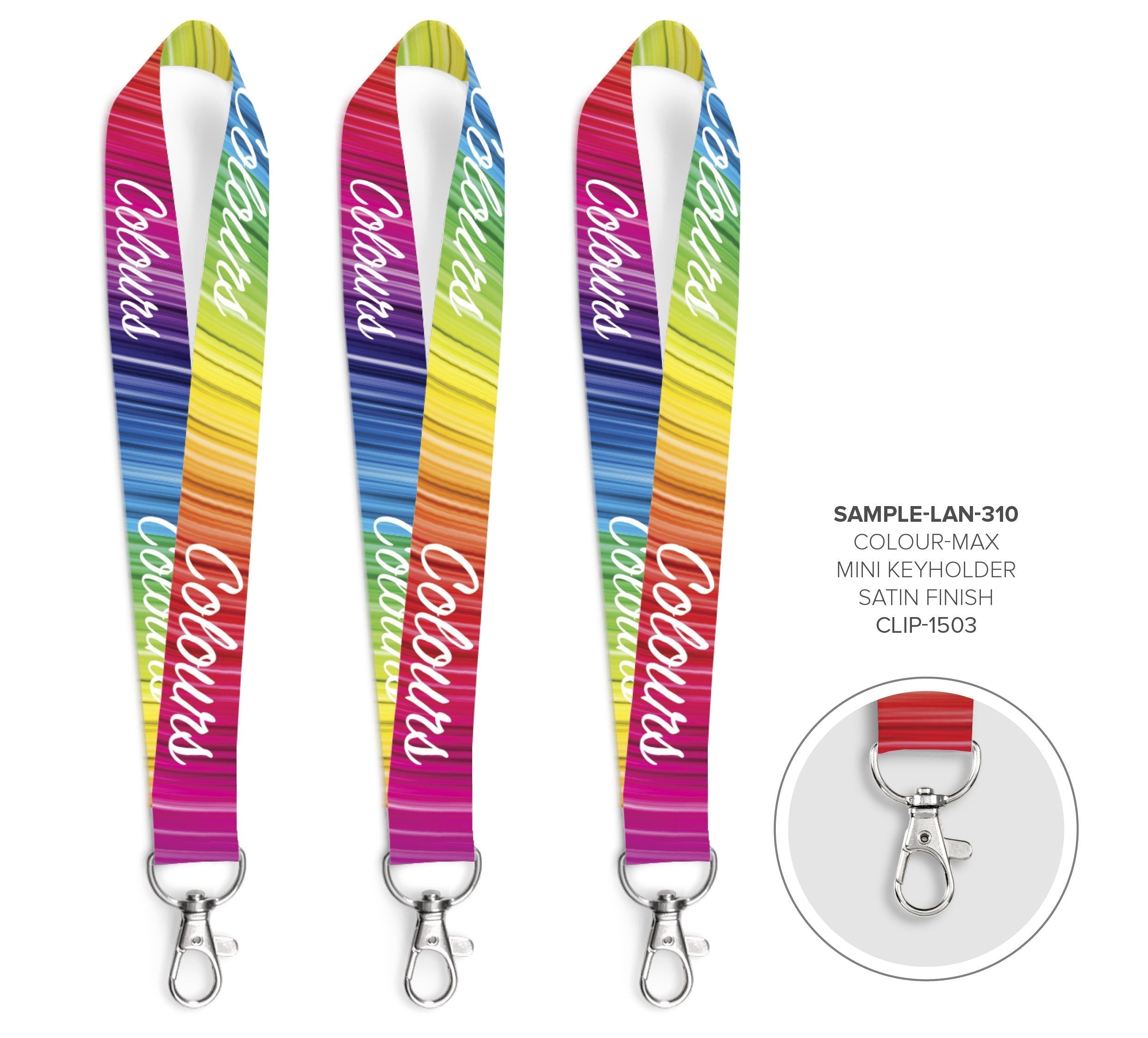 Colour-Max Mini Keyholder - Satin Finish - Sample-