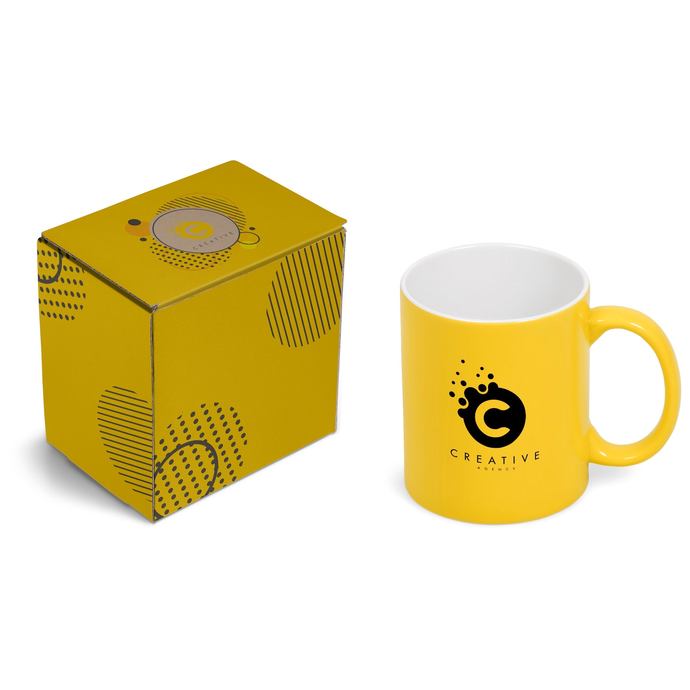 Colour Mug in Box Yellow / Y - Mugs