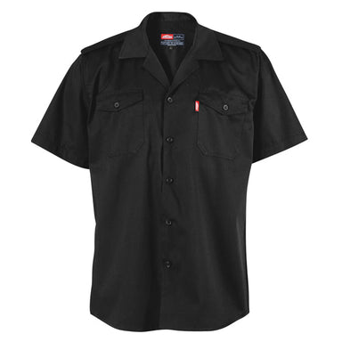 Combat Short Sleeve Work Shirt Black / L - High Grade Shirts