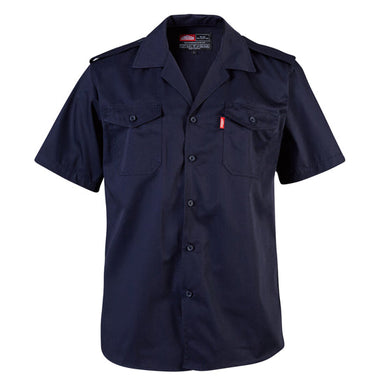Combat Short Sleeve Work Shirt Navy / 5XL - High Grade Shirts