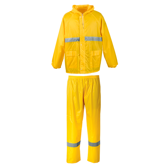 Contract Reflective Rain Suit Yellow/Reflect / SML / Regular - Protective Outerwear