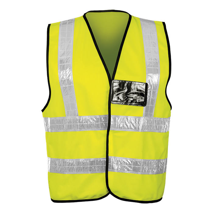 Contract PVC Waistcoat  Safety Yellow / SML / 