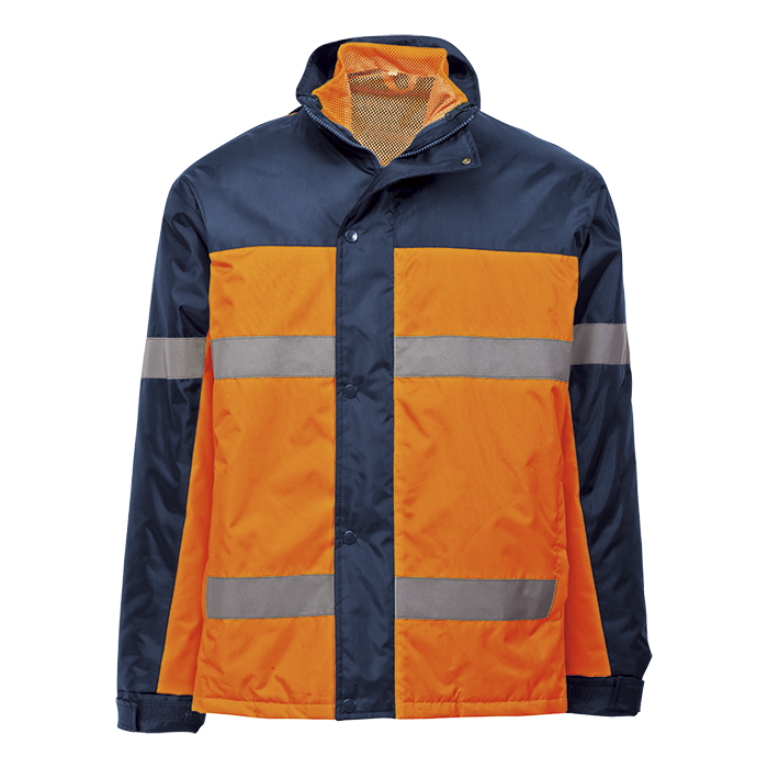 Contractor 3-In-1 Jacket  Safety Orange/Navy / SML