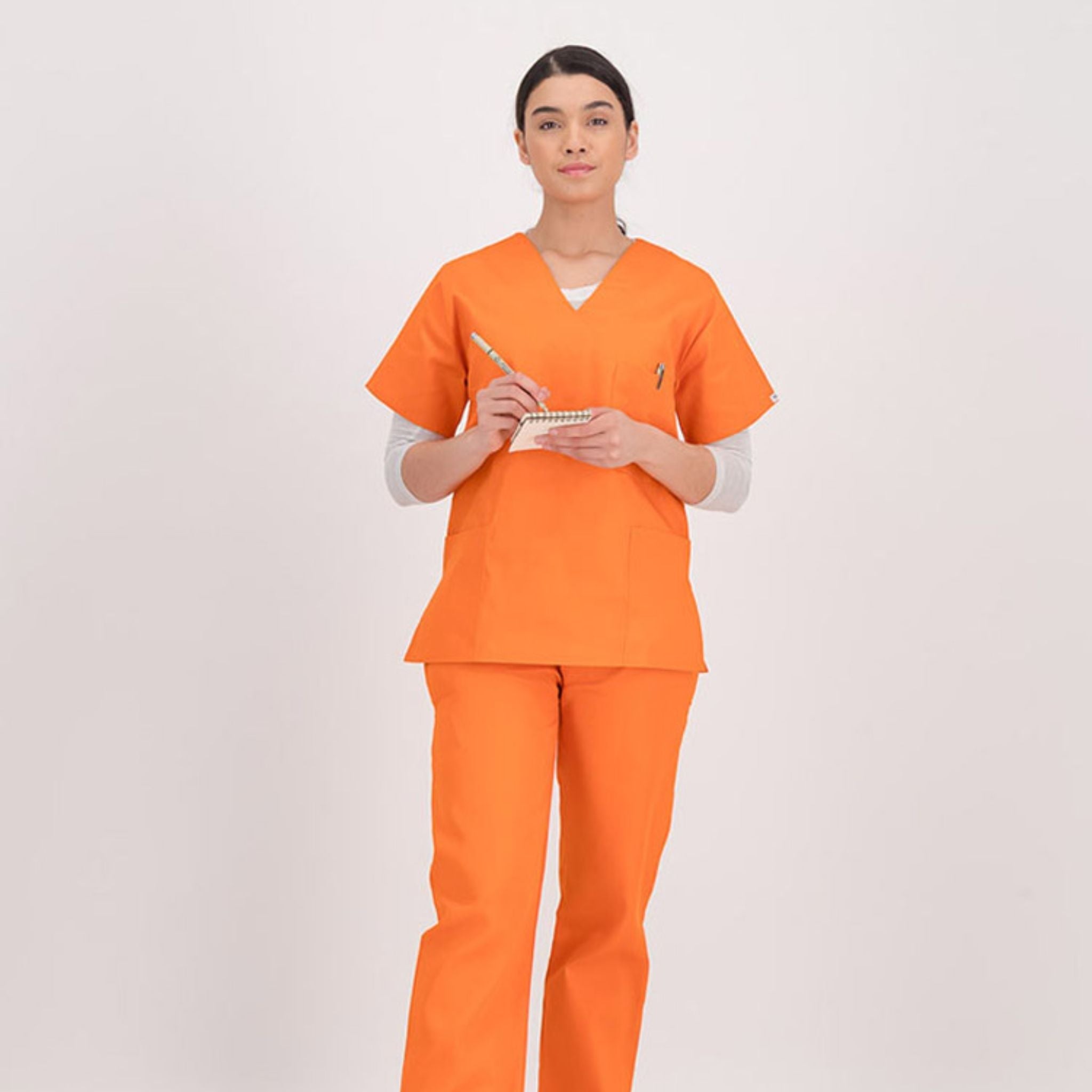 Core Professional Scrub Set-Scrubs-Orange