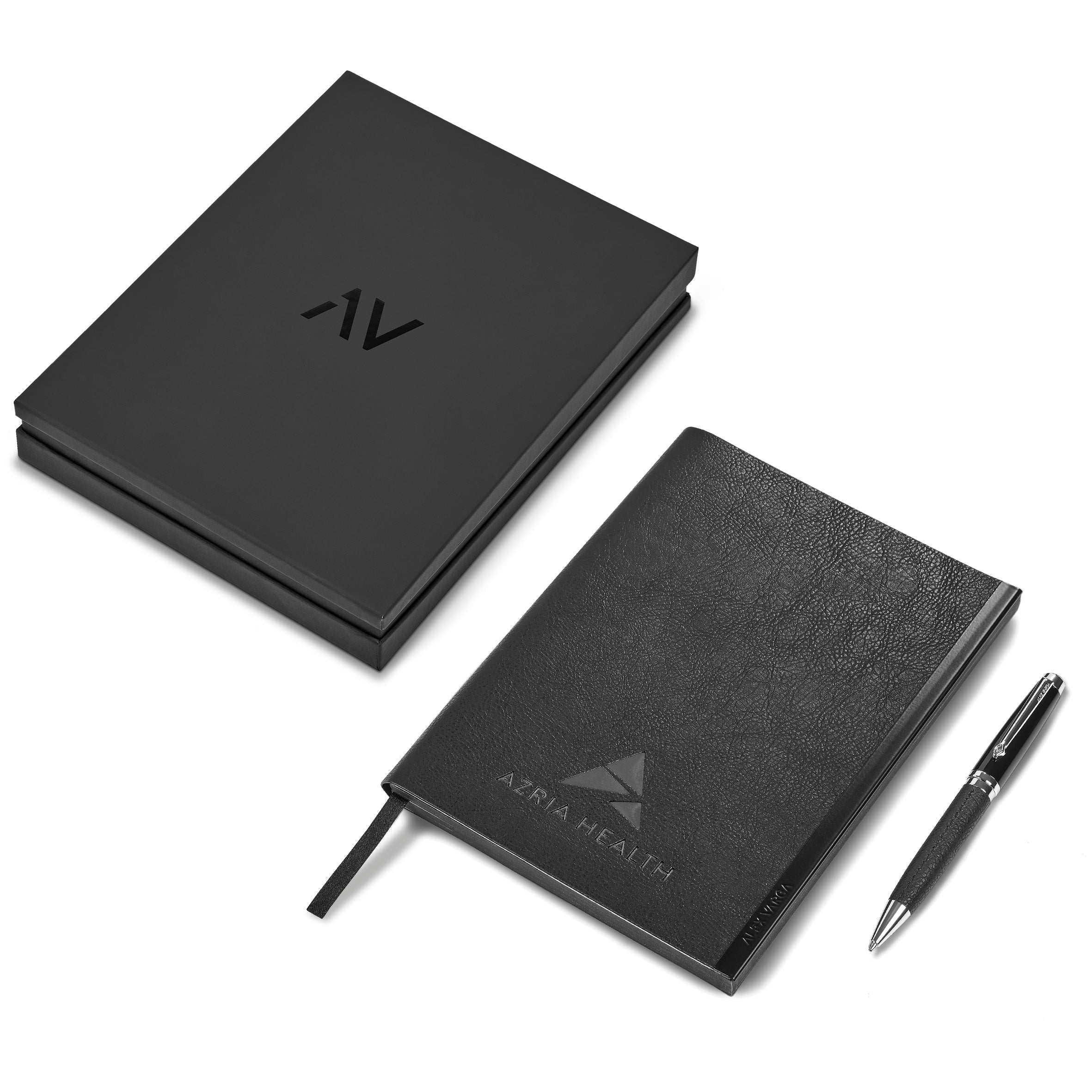 Alex Varga Corinthia A5 Soft Cover Notebook Gift Set-Black-BL