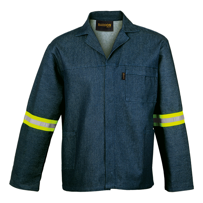 Creative Budget 100% Cotton Conti Suit with Reflective Denim Blue / J32 / Regular - Protective Outerwear