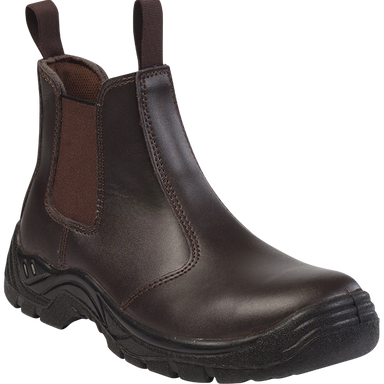 Creative Chelsea Safety Boot Brown / Size 10 / Regular - Footwear
