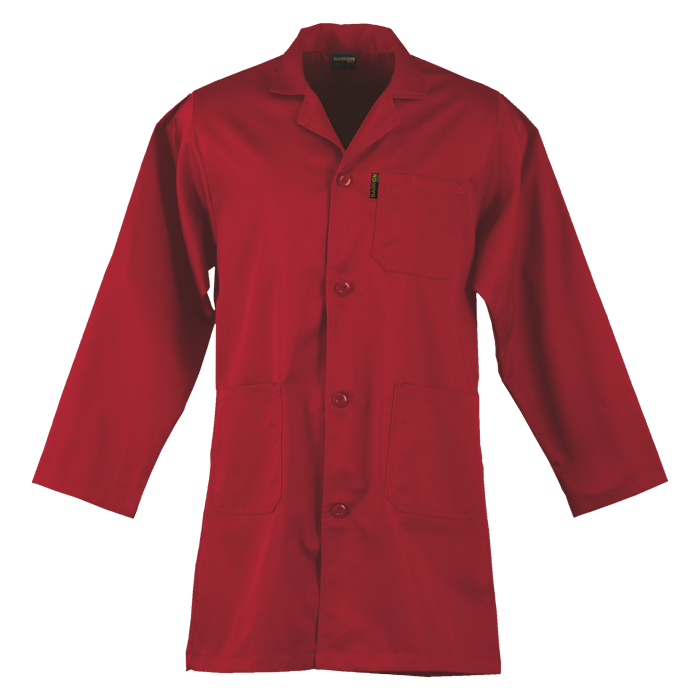 Creative Poly Cotton Dust Coat Red / 32 / Regular - Protective Outerwear