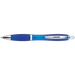 Curved Design Ballpoint Pen with Coloured Barrel Blue / STD / Regular - Writing Instruments