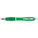 Curved Design Ballpoint Pen with Coloured Barrel Green / STD / Regular - Writing Instruments