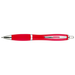 Curved Design Ballpoint Pen with Coloured Barrel Red / STD / Regular - Writing Instruments