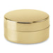 Custom Branded Lip Balm in Metallic Coloured Container Gold