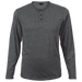 145g Henley Long Sleeve T-Shirt Mens Charcoal Melange / XL / Last Buy - T-Shirts