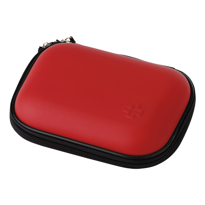 16 Piece First Aid Kit in EVA Case Red / STD / Regular - Automotive