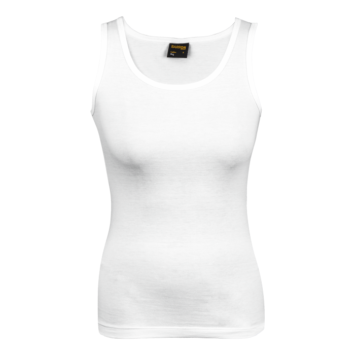 160g Vest Ladies White / 2XL / Last Buy - T-Shirts